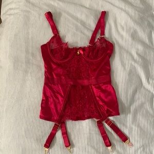 NEVER WORN - Red beautiful Teddy lingerie